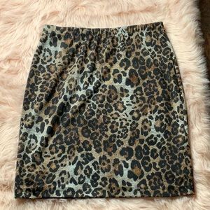 Chico’s cheetah print skirt, Women’s size 2
